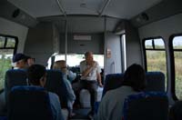 MerrittFWS talking on bus-2