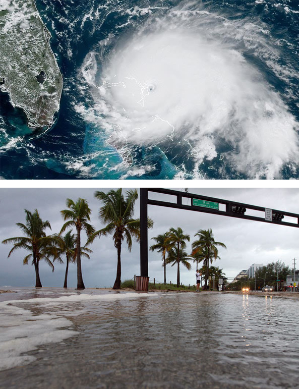 Hurricane Dorian and storm surge