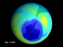 Ozone Hole – Sept. 2001