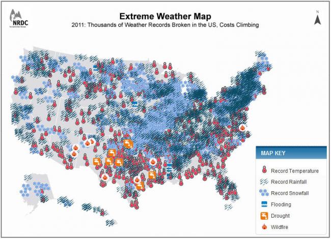 Extreme Weather Map