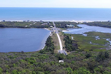 Aerial view of reserve