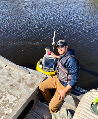 Alex on the river