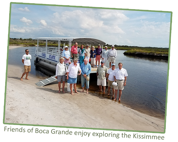 Friends of Boca Grande enjoy exploring the Kissimmee