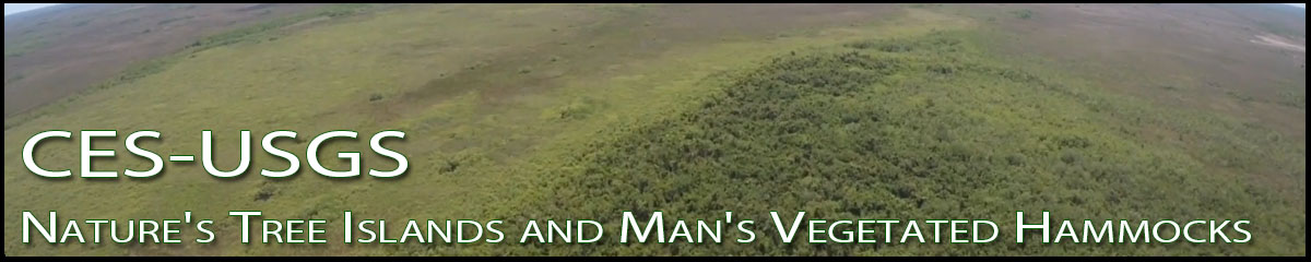 CES-USGSNature's Tree Islands and Man's Vegetated Hammocks